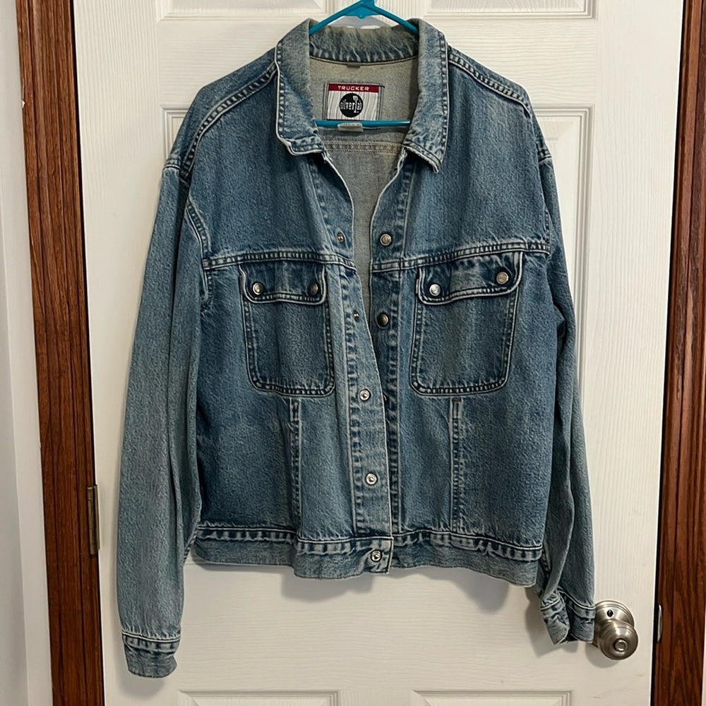 Levi’s Silver Tab Trucker Jacket - Vintage Denim Jean Jacket - Men’s size Large - Picture 16 of 16